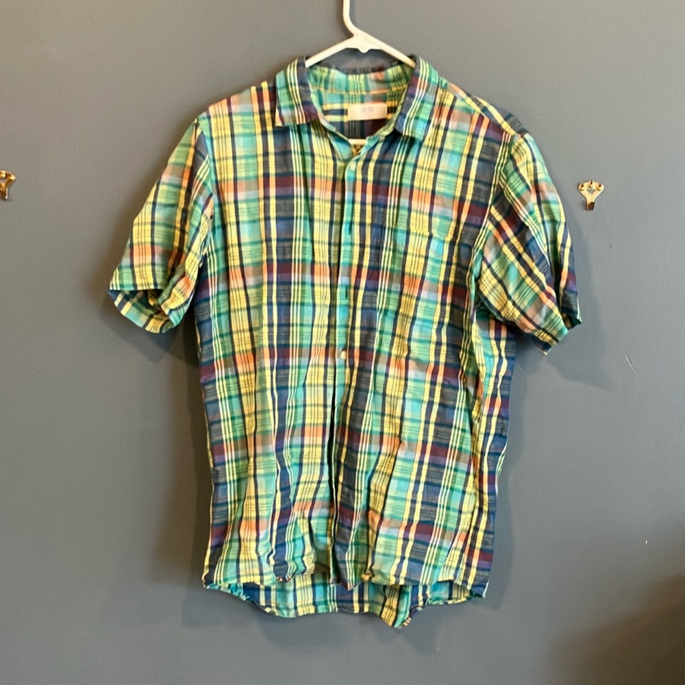 Men's Multicolor Plaid Shirt